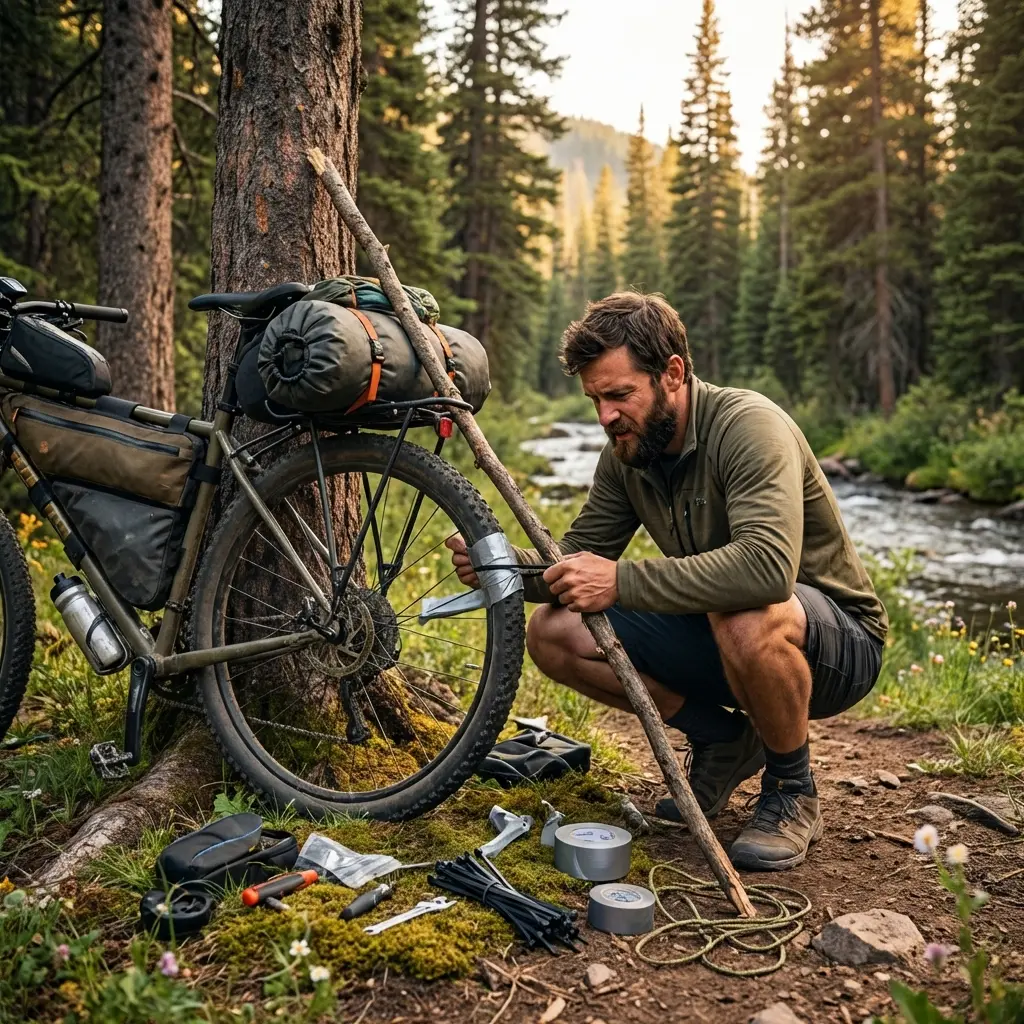 Cover Image for Emergency Field Repairs for Bikepacking: Creative Fixes When Proper Tools Aren't Available
