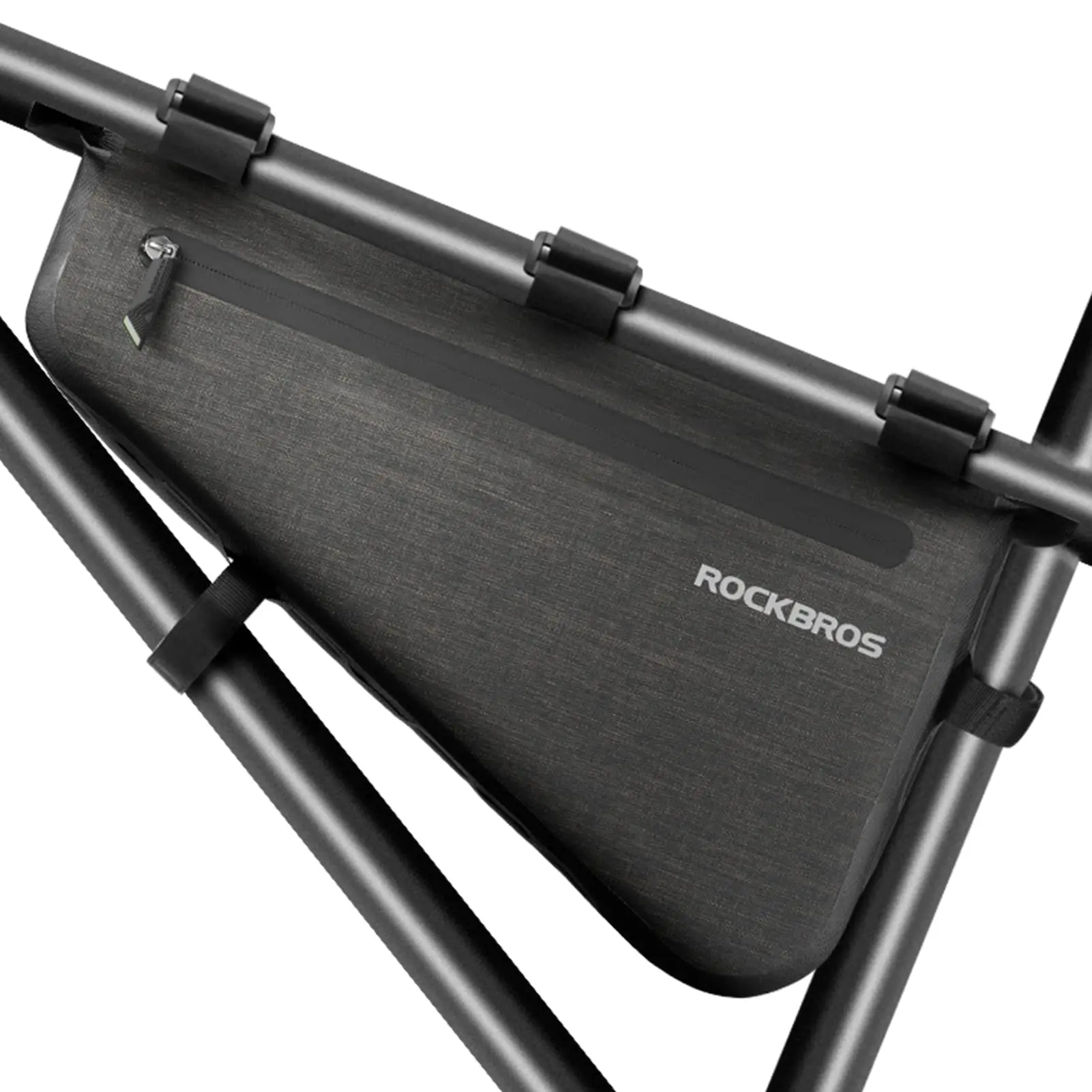 ROCKBROS 4L triangle frame bag in black